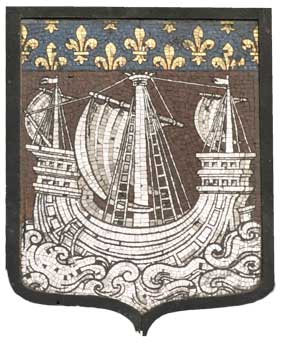 Detail of Paris' emblem