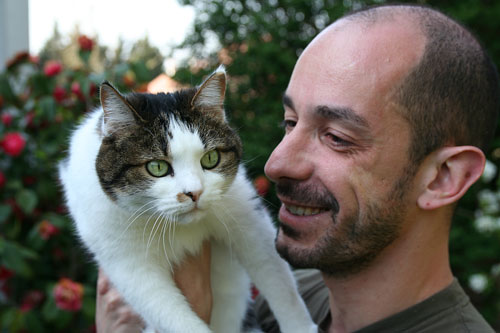 Le chat de stéphane deschamps et moi