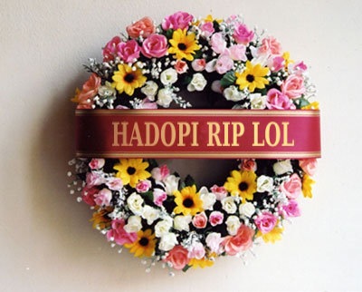 HADOPI RIP LOL (cc) La Quadrature du Net