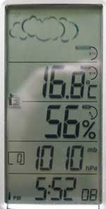 Météo du 6 mai 2007, entre 54 et 56% d'humidité